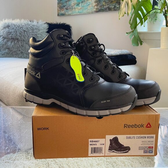 Reebok Sublite Cushion Work Men\'s 6 inch Alloy Toe Electrical Hazard Athletic main image 5